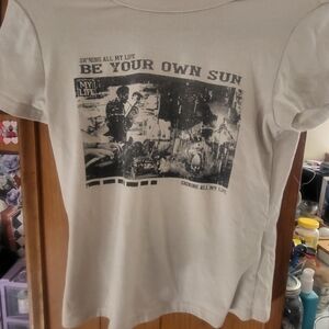Be Your Own Sun Graphic Short Sleeve Tee - Cream